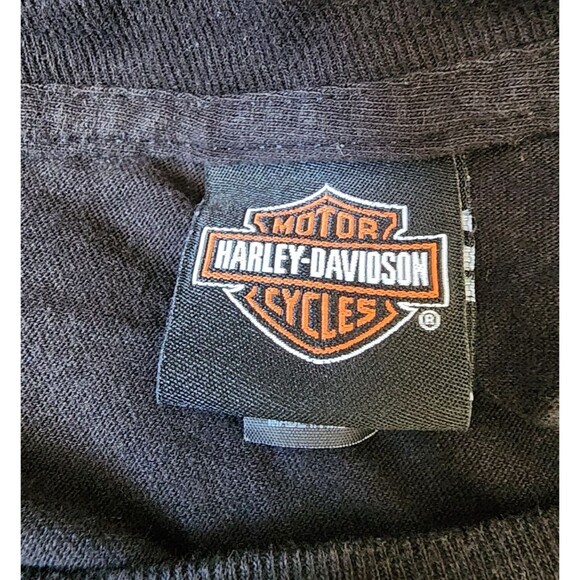 Harley Davidson Corpus Christi Black Short sleeve Tee 2 Sides Size XL - Picture 5 of 7